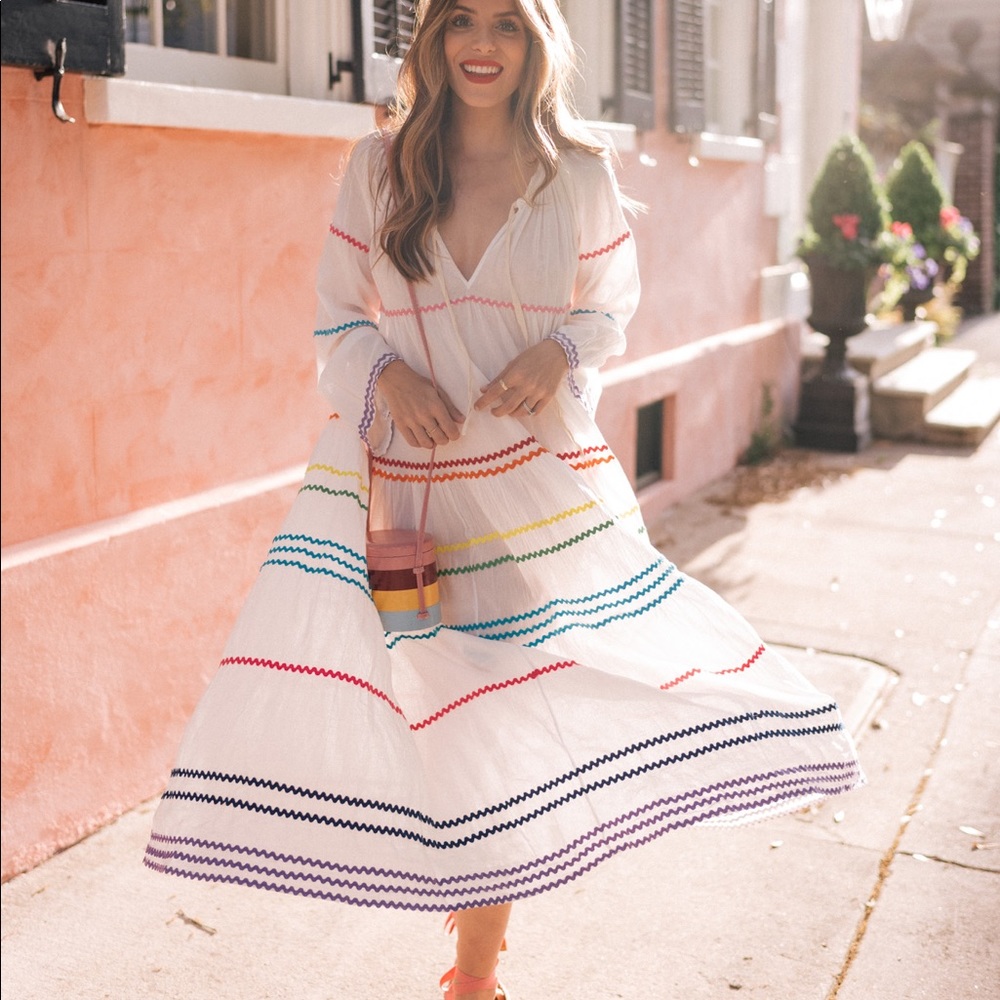 9Seed Majorca Long Sleeve Maxi Dress Cover Up 1/Small